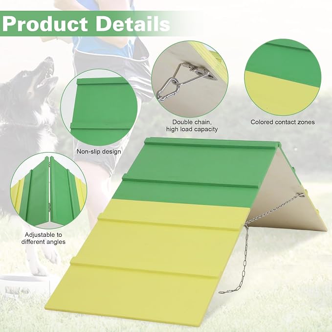 Dogs Agility A-Frame 74.8 x 18.9 Inch Dog Agility Equipment A-Frame Agility - Image 3