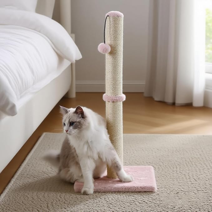 Dimaka Tall Cat Scratching Post, Claw Scratcher - Image 8