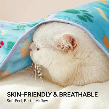 LINENLUX 1 Pack 3 Blankets Super Soft Fluffy Premium Fleece Dog Blankets - Image 6