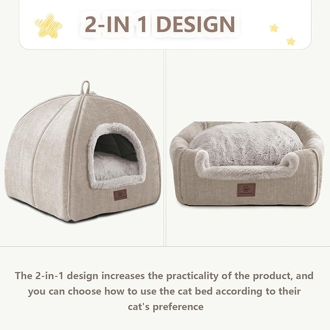 WINDRACING Cat Bed for Indoor Cats - Image 2