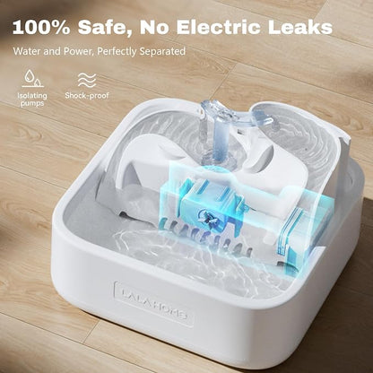 Oxygen-Riched Water Fountain for Cats Drinking Healthy, Pet Water Dispenser - Image 4