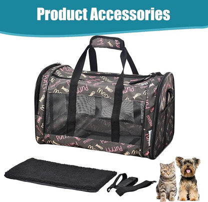 Soft-Sided Kennel Pet Carrier for Small Dogs, Airline Approved Cat Carriers Dog - Image 6