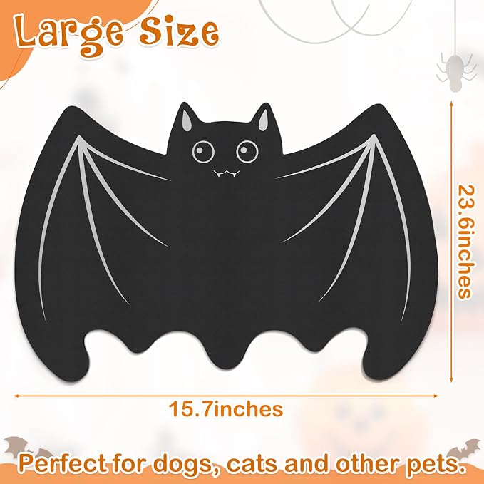 Pet Mats for Food and Water Dog Cat Food Mats Pet Feeding Mat Anti-Slip No - Image 5