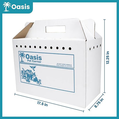 Disposable Cardboard Pet Carrier 12/Case | Sturdy Corrugated Cardboard Carrier - Image 4