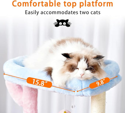 Heybly Cat Tree, 39.4 Inches Tower Condo - Image 3