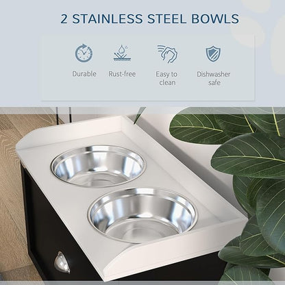 PawHut Dog Feeding Station - Image 5