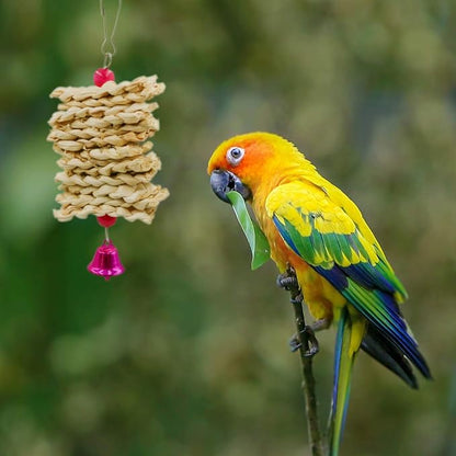 2 Pack Bird Perch Platform, Parrot Stand Sector Playground Wood Perch Stand Toy - Image 6
