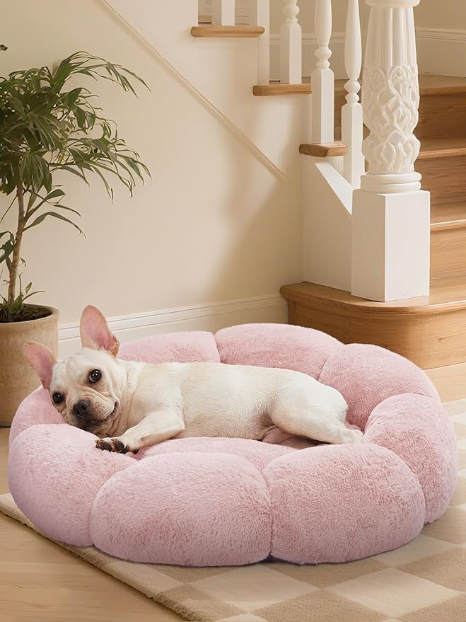OhGeni 27 inches Calming Donut Dog & Cat Bed by OhGeni