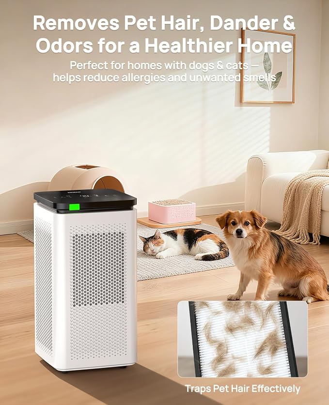 Air Purifiers for Home Large Rooms up to 3500 Ft², H13 True HEPA 0.1 Micron - Image 6