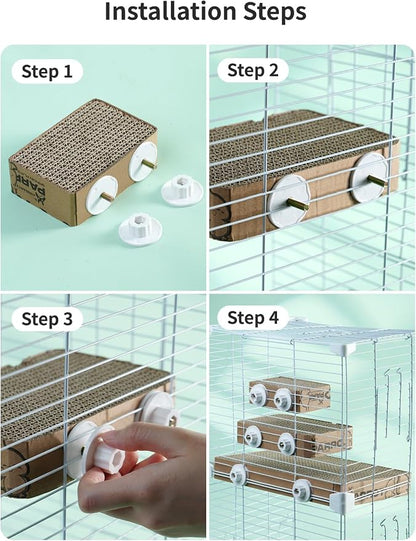 12.3 Inch Paper Bird Toys, Bird Platform, Parrot Toy, Help Birds Clean Beak - Image 7