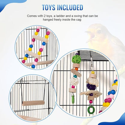 FDW 39 Inch Bird Cage Parakeet Cage - Image 5