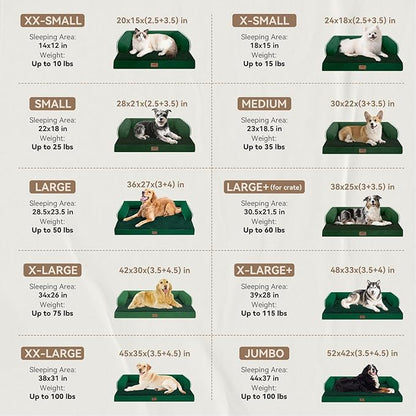 Large Dog Bed Orthopedic Washable - Image 2