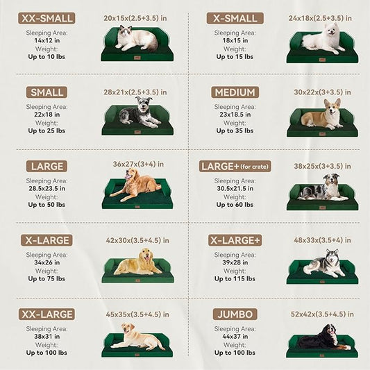 Large Dog Bed Orthopedic Washable - Image 2