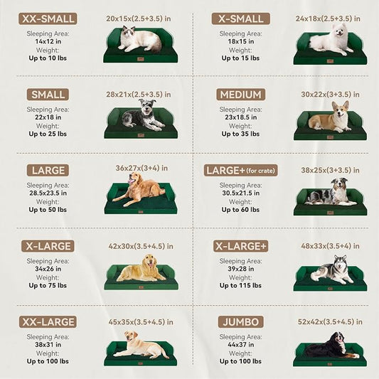 Large Dog Bed Orthopedic Washable: Beds Bolster - Image 2