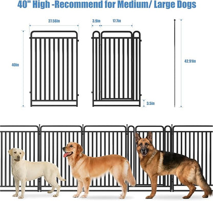New Thickened Version Dog Playpen, 40 Inch Dog Fences - Image 2