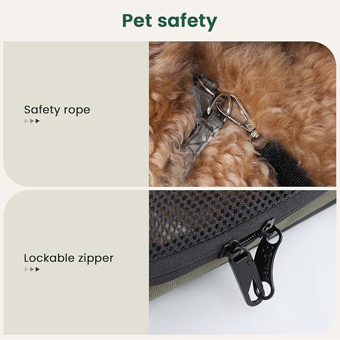 Dog Car Carrier Light Weight 24×17.7×20.5in, Dog Carrier Easy to Assemble - Image 5