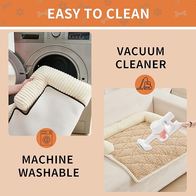 HAOMAIJIA Dog Couch Bed for Medium Dogs, Non Slip Pet Couch Covers for Sofa - Image 7