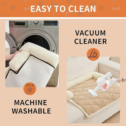 HAOMAIJIA Dog Couch Bed for Medium Dogs, Non Slip Pet Couch Covers for Sofa - Image 7