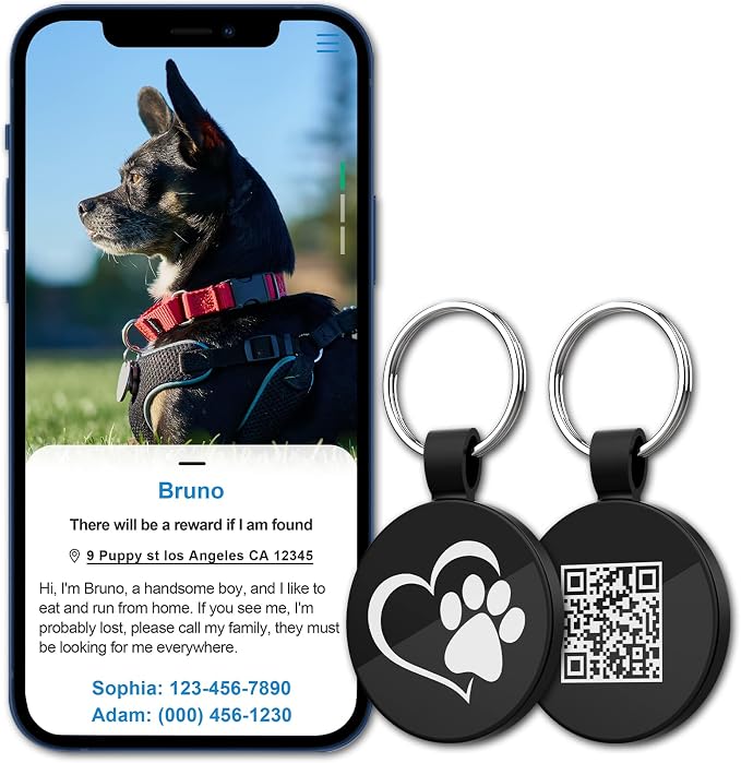 MYLUCKYTAG QR Code Pet ID | Personalized Dog & Cat Collar Tag | Online Profile - Image 4