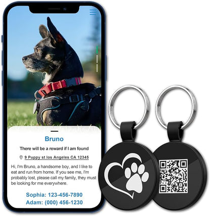MYLUCKYTAG QR Code Pet ID | Personalized Dog & Cat Collar Tag | Online Profile - Image 4