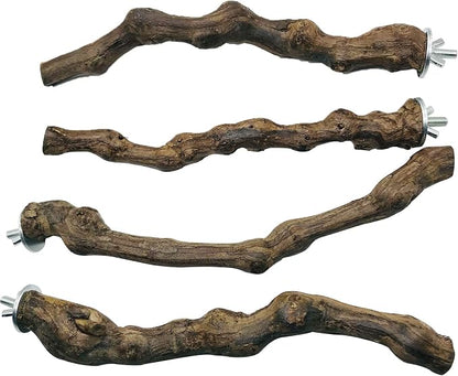 Allazone 5 PCS Natural Grape Stick Perch Swing Chewing Toys - Image 7
