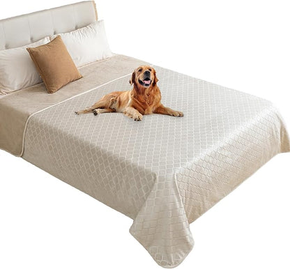fuguitex Waterproof Dog Blanket Bed Cover Dog Crystal Velvet Moroccan Fuzzy by fuguitexHome