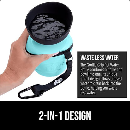 GORILLA GRIP Dog Water Bottle, Portable Water Bowl Dispenser - Image 3