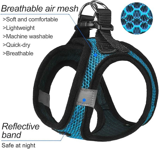 Dog Harness Step-in Breathable Puppy Cat Dog Vest Harnesses - Image 2