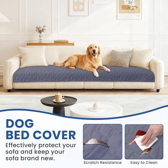 Waterproof Couch Covers for Pets, Waterproof Dog Bed Cover, Anti-Slip Soft Dog - Image 6