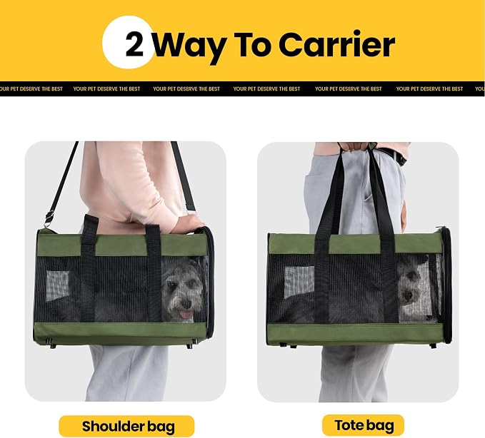 Dog Carrier Soft Sided, Large Cat Carrier - Image 6