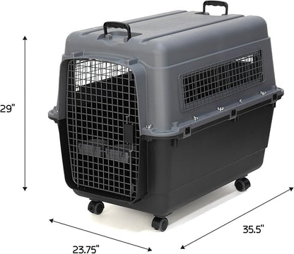 SportPet Airline Compliant X-LARGE 32.25" Travel Dog Kennel-Durable Plastic - Image 3