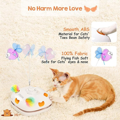 ORSDA Cat Toys for Indoor Cats, 5 in 1 Interactive Automatic Kitten Toys - Image 5