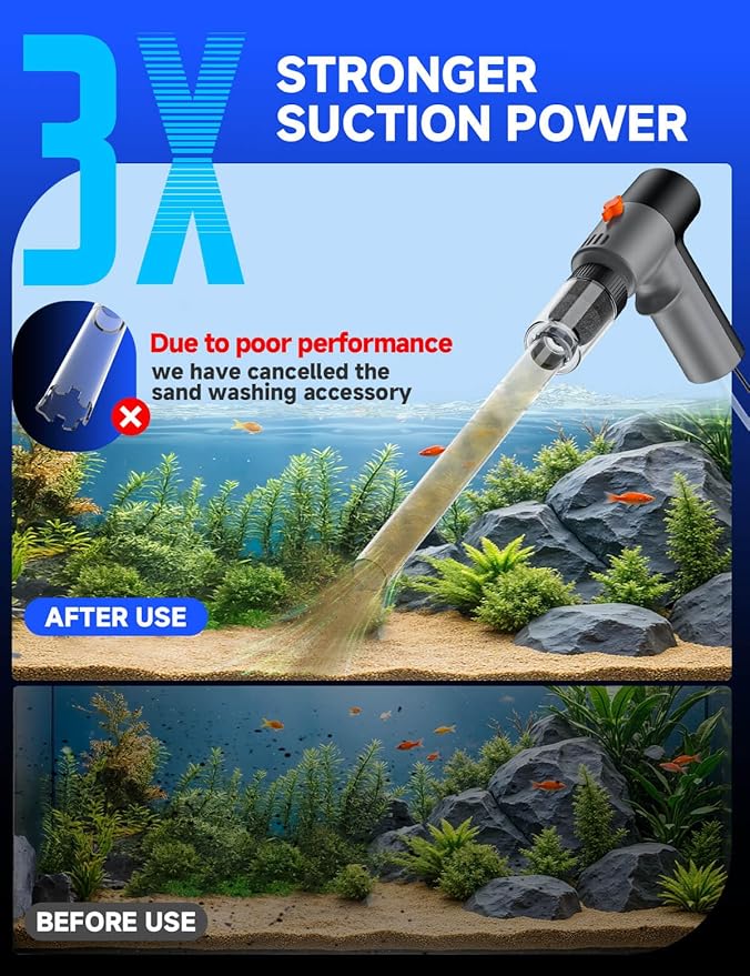 VIPASKA Electric Aquarium Gravel Cleaner Kit - Image 2