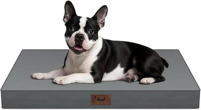 Outdoor Dog Bed for Small Dogs, Waterproof Dog Crate Bed for Medium Dogs Cats by TailStories