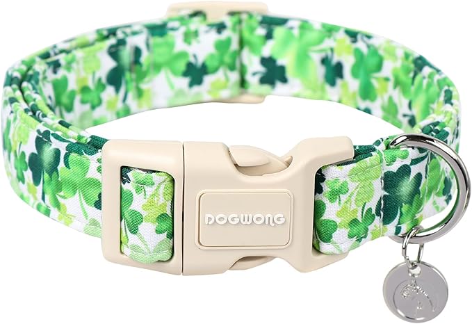 DOGWONG St. Patrick's Day Dog Collar by DOGWONG