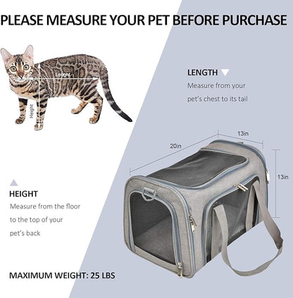 Henkelion Large Cat Carriers Dog Carrier Pet Carrier - Image 4