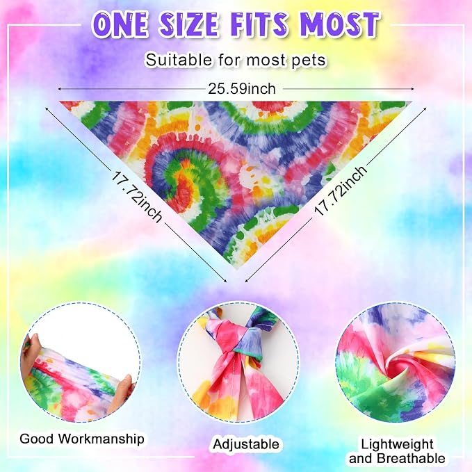 Amylove 120 Pcs St. Patrick's Day Dog Bandanas Bulk Holiday Triangle Dog Pack - Image 2