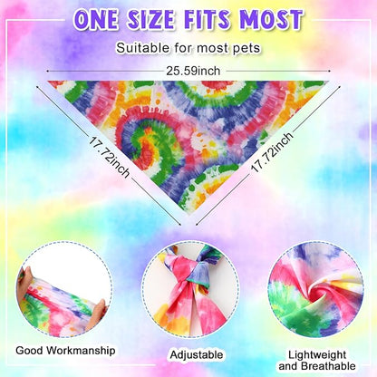 Amylove 120 Pcs St. Patrick's Day Dog Bandanas Bulk Holiday Triangle Dog Pack - Image 2