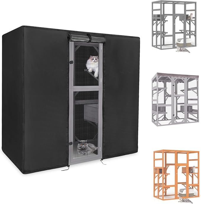 Kingling Outdoor Cat House Cover by Kingling