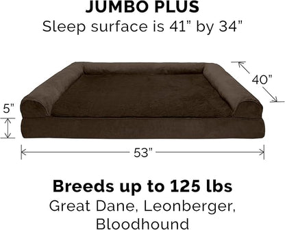 Furhaven Orthopedic Dog Bed for Large Dogs w/ Removable Bolsters & Washable - Image 3
