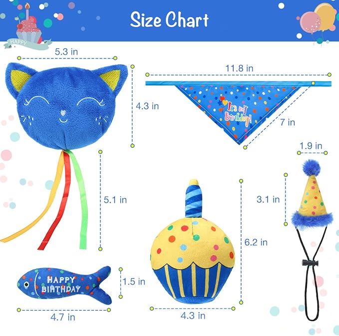 BINGPET Cat Birthday Catnip Toys - Image 4