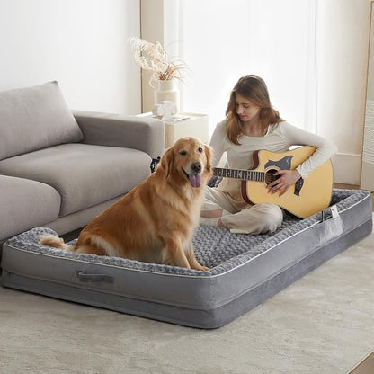 WNPETHOME Human Dog Beds for People Adults, Washable Faux Fur Nap Bed Adult by WNPETHOMEPETSHOME