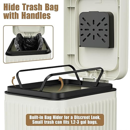 Dog Poop Trash Can for Outside & Indoor, 5L/1.3Gal Small Odor Control Pet Waste - Image 5