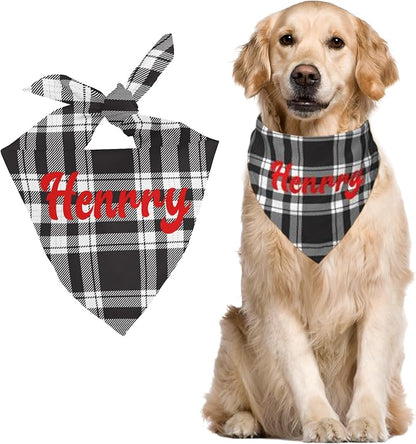 Custom Pet Scarf Personalized Dog Bandana by DOREALA