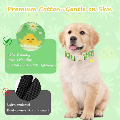 Easter Dog Collar for Large Dogs, Easter & Spring Theme Large Dog Collar - Image 5