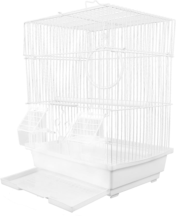 DECHOUS Metal Bird Cage Portable Parrot Carrying Cage Handheld Wire Bird Travel by DECHOUS