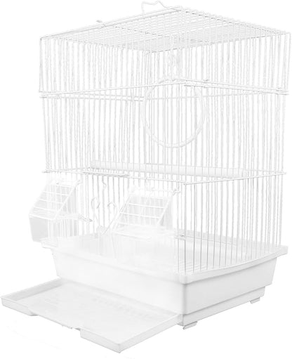 DECHOUS Metal Bird Cage Portable Parrot Carrying Cage Handheld Wire Bird Travel by DECHOUS