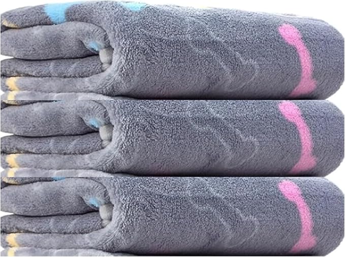Dog Blankets Washable, 3 Pack Dog Blanket Washable 41" x 31", Fuzzy Soft Pet by NXDZI