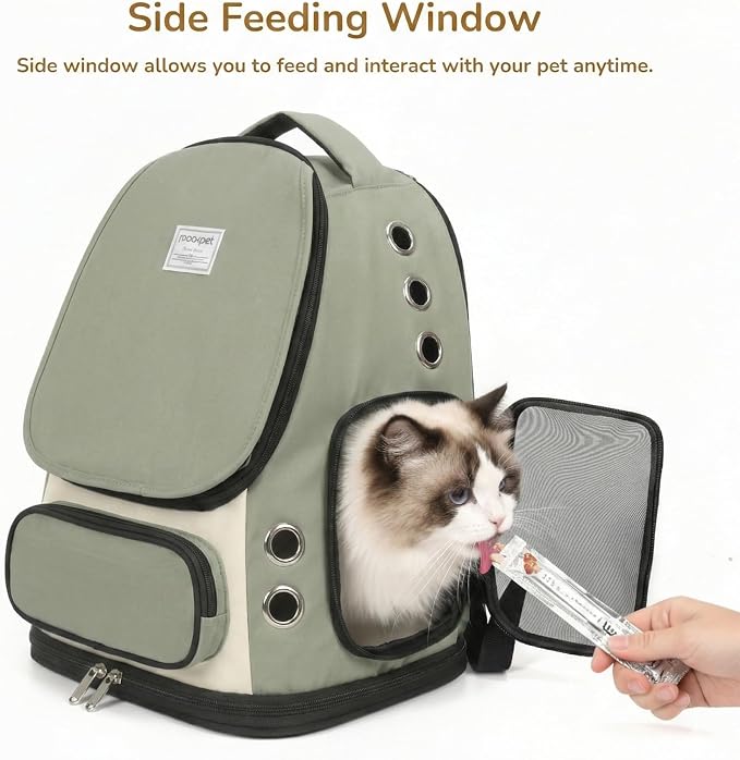 Cat Backpack Carrier, TSA Airline Approved Pet Travel Bag - Image 4