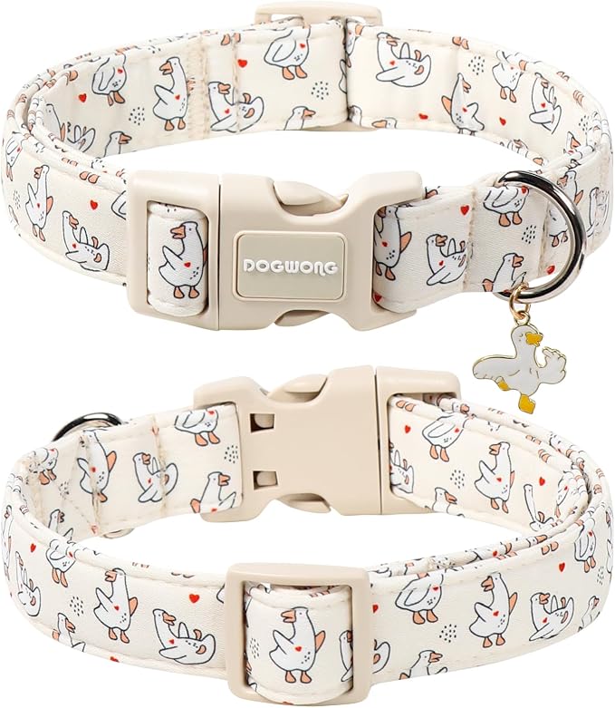 DOGWONG Goose Adjustable Pet Collar Comfortable Spring Summer Puppy Collar Cute - Image 2